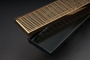 Luxurious Gold Plated Linear Grates